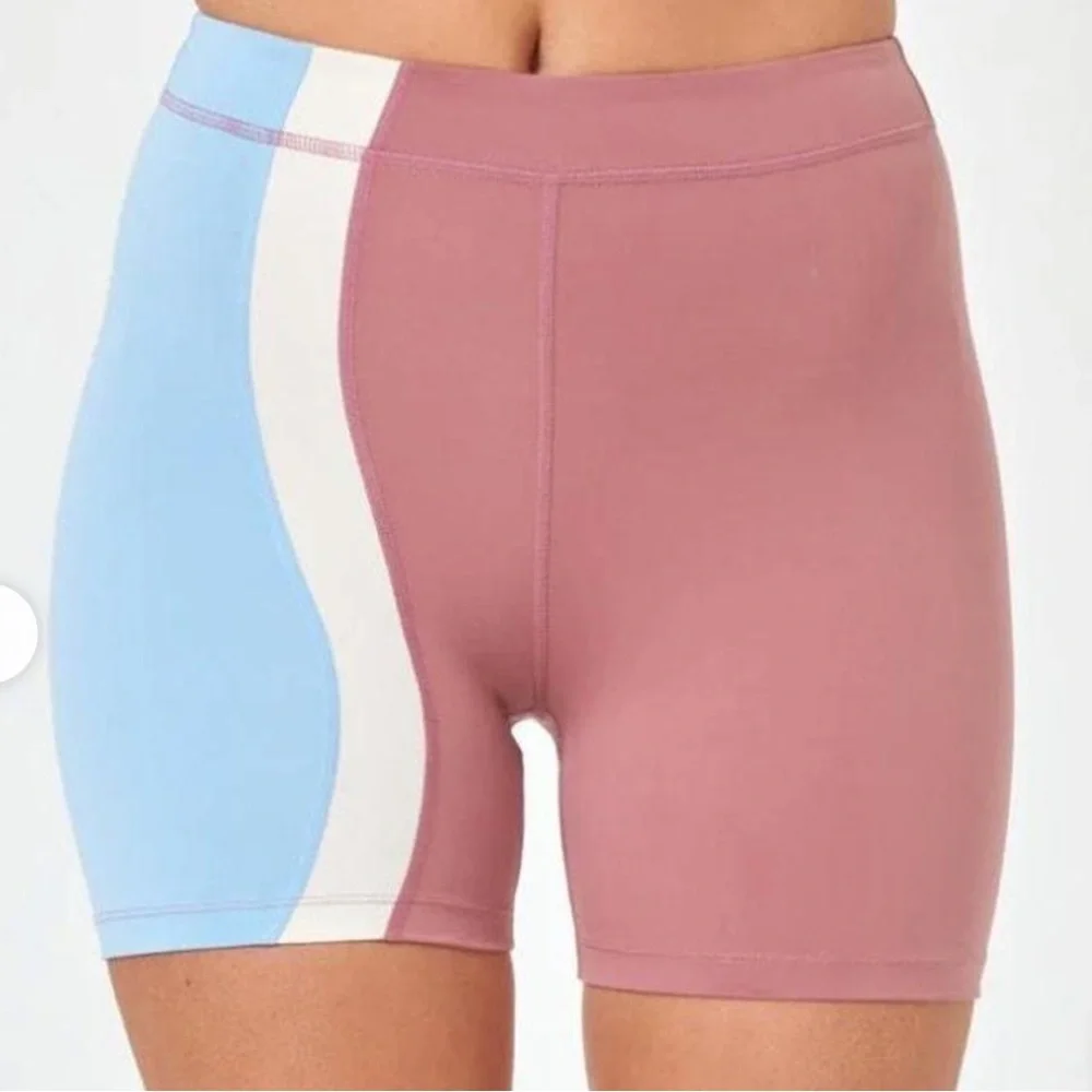 L*Space Women's Pink and Blue Shorts - Picture 2 of 5